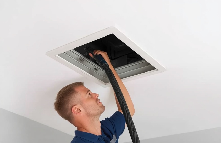 air duct cleaning technicians